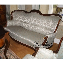 Tkanina stylowa ornament jasny beż Lord